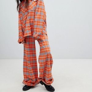 THE RAGGED PRIEST Decoy plaid set pants & shirt